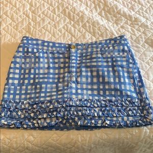 Lilly pulitzer mini skirt
